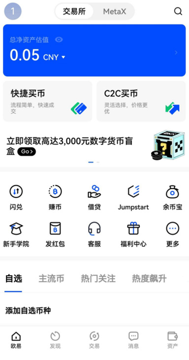 Crypto钱包K线图